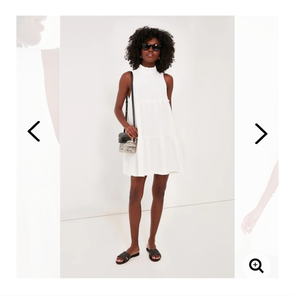 Pomander Place White Gauze Morgan Dress in White - Picture 2 of 13